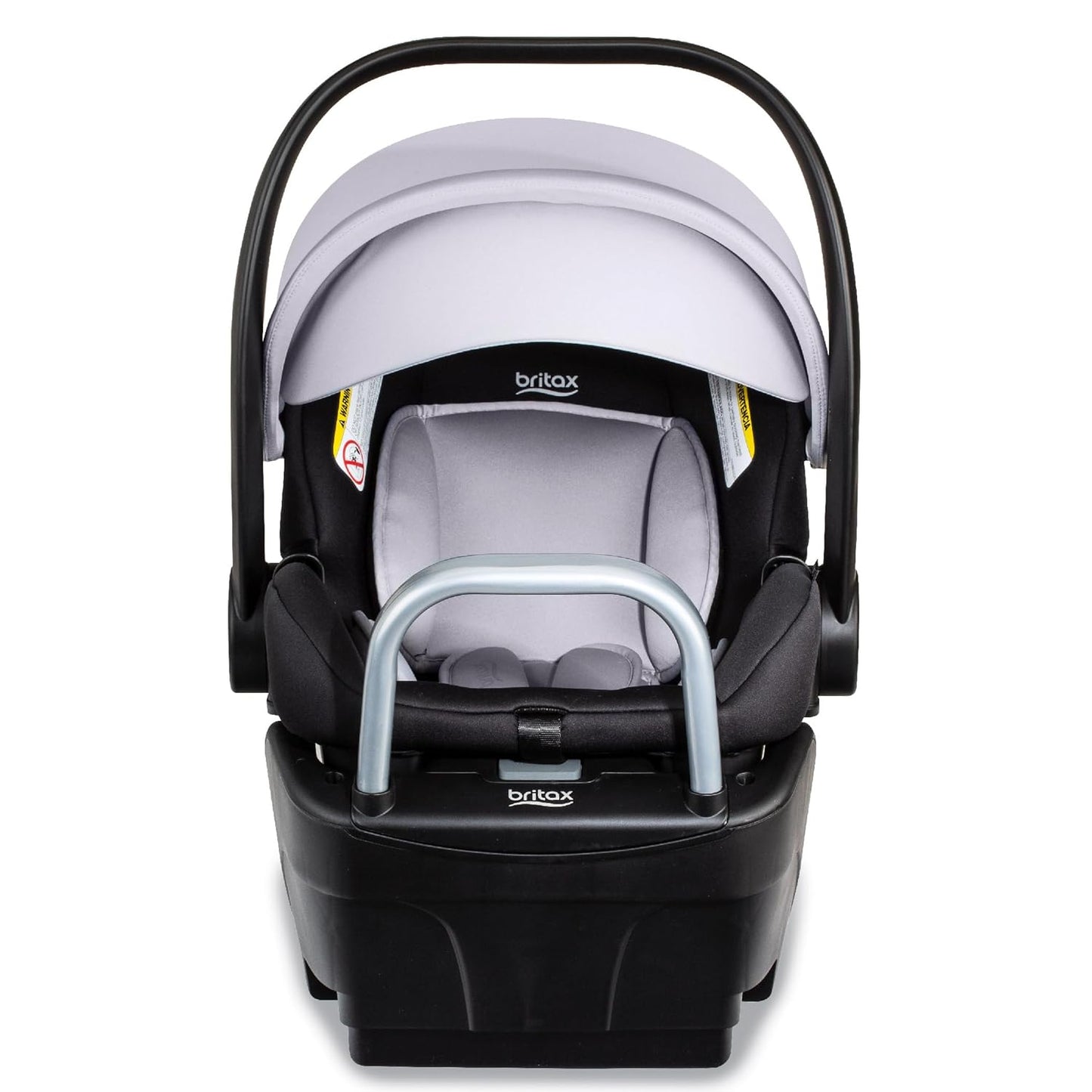 Britax Willow SC Infant Car Seat, Rear Facing Car Seat with Alpine Base, ClickTight Technology, RightSize System, Pindot Stone