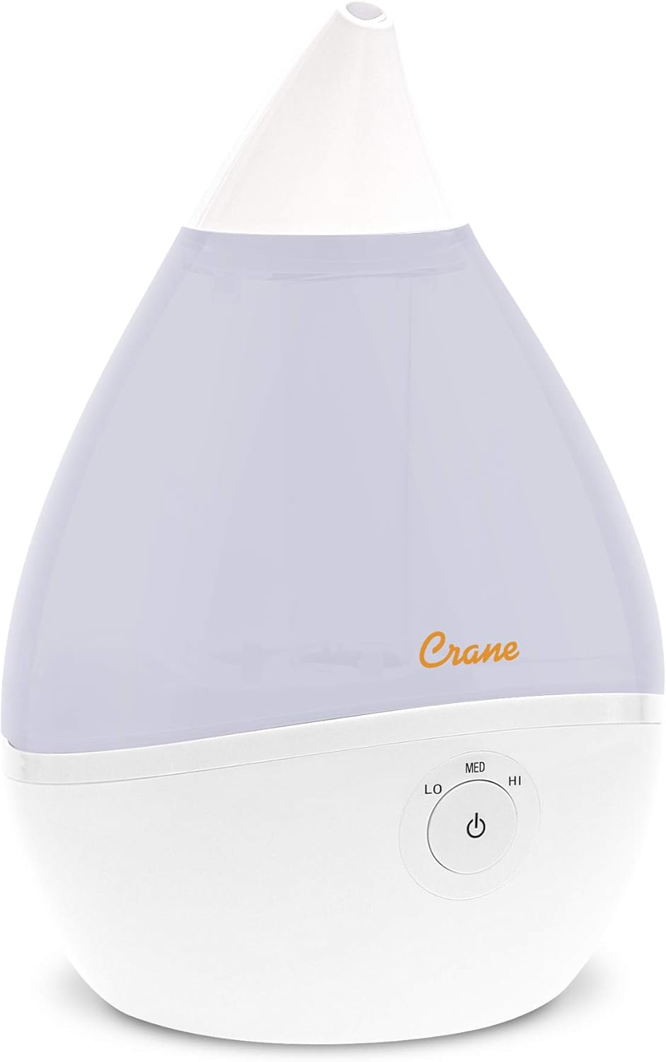 Droplet Ultrasonic Small Air Humidifiers for Bedroom and Office, 0.5 Gallon Cool Mist Humidifier for Plants and Home, Humidifier Filters Optional, White