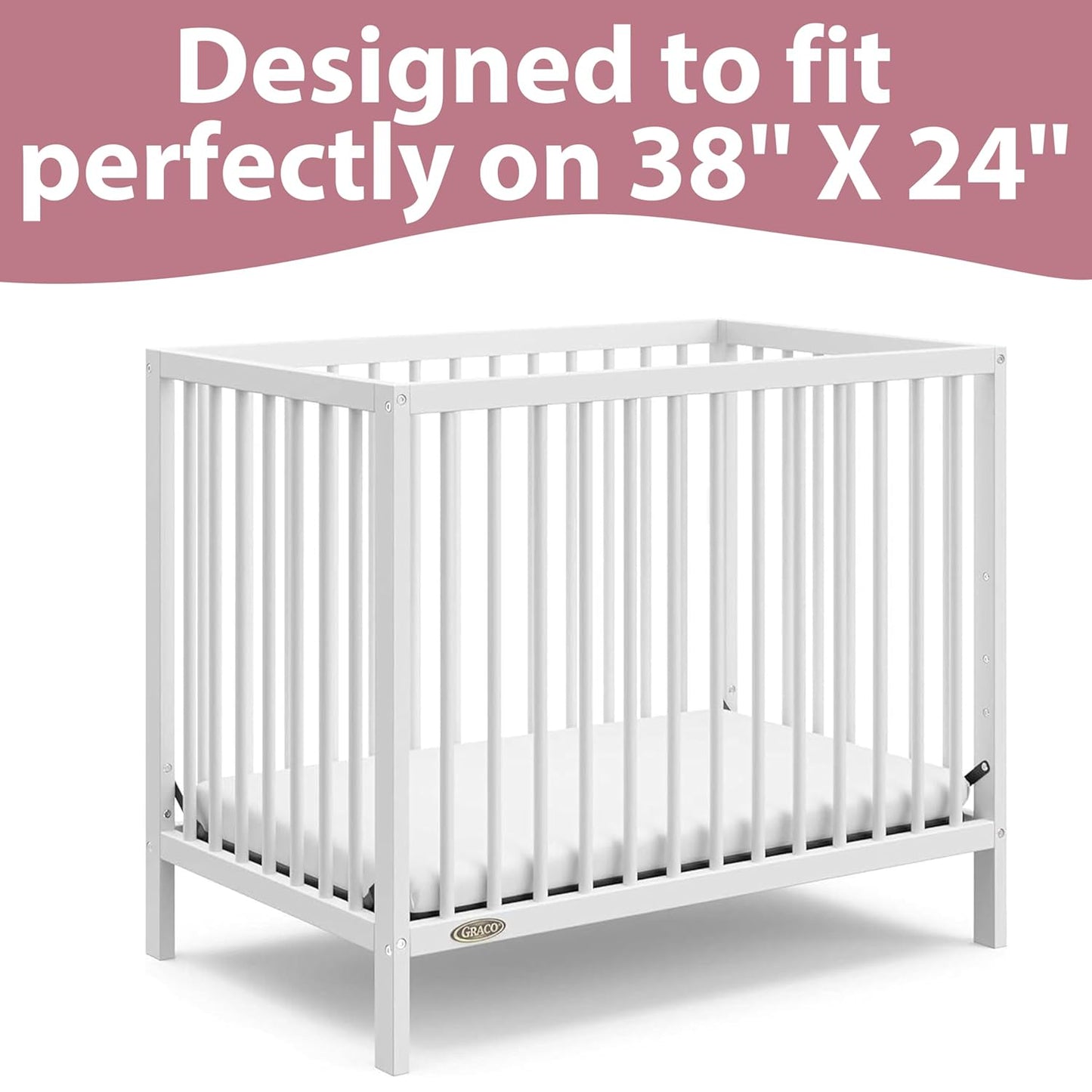 Muslin Bassinet Sheet Compatible with Maxi-COSI Iora & Iora Air Bedside Sleeper - 100% Cotton Rectangular Mattress Pad Cover (33"x20"), Breathable & Soft, Boho (1 Pack Blue)