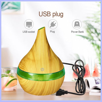 Portable Mini Cool Mist Humidifier, 400ml Ultrasonic Humidifier with 7 Color Night Lights, 2 Mist Modes, 10-20 Hours Runtime, Ultra-Quiet for Bedroom, Nursery, Office, Car, USB Powered (White)