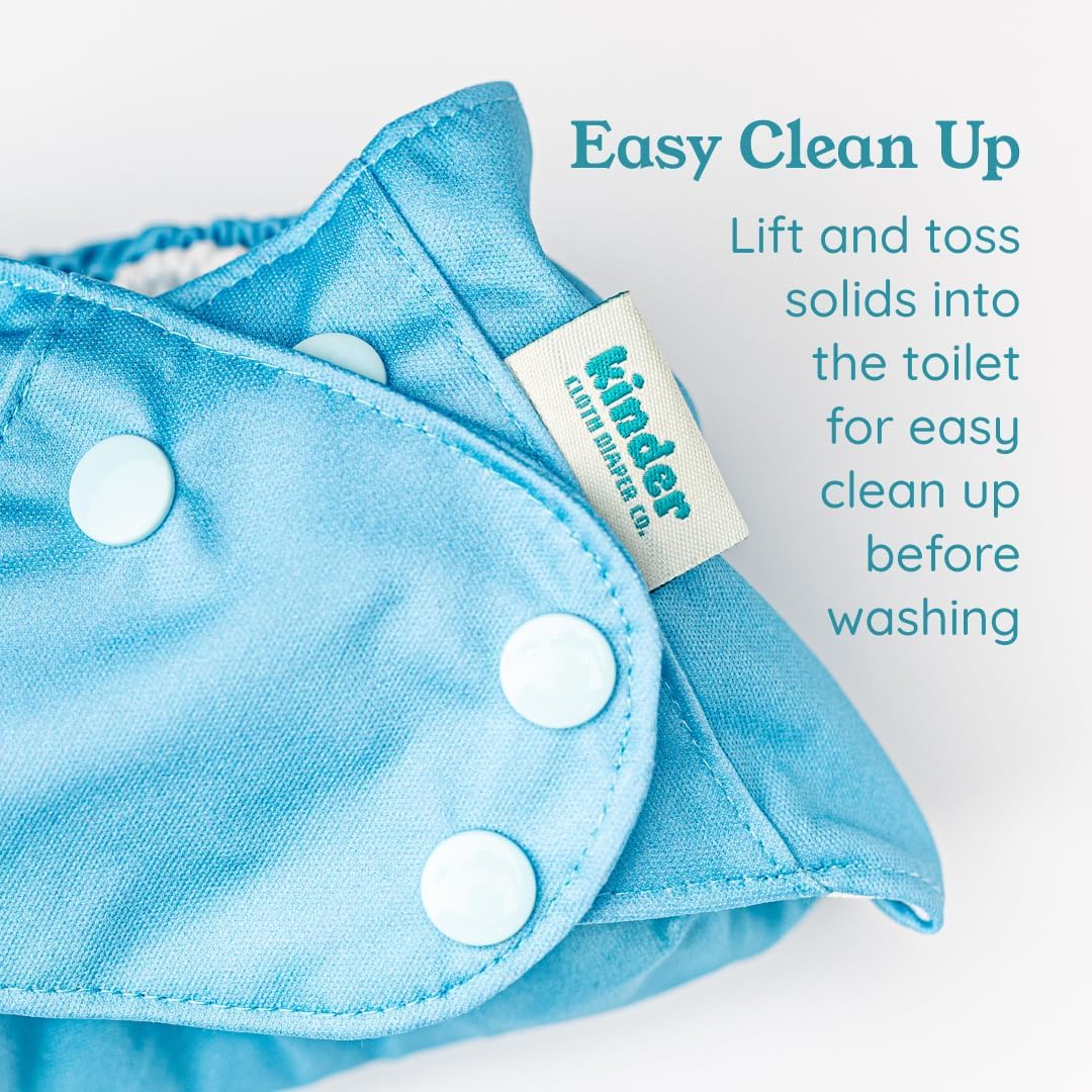Kinder Cloth Diapers Unscented Diaper Liners, Fragrance-Free, Chlorine Free, One Size, 200 Liners (2 Rolls of 100 Sheets)