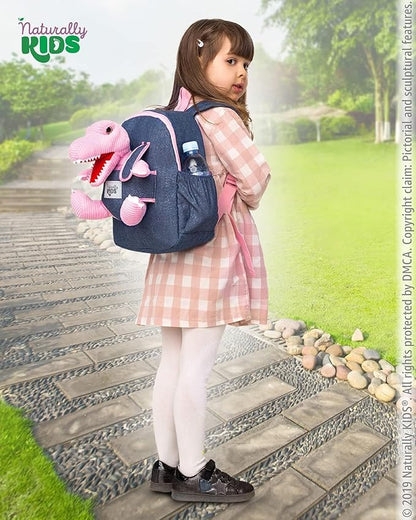 Pink Dinosaur Toys for Kids 5-7, Gifts for 5 Year Old Girls, 4 Year Old Girl Birthday Gift, Toddler Dinosaur Backpack