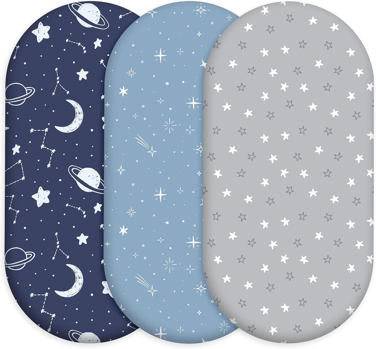Bedside Sleeper Bassinet Fitted Sheets 20 x 33, 3 Pack Baby Delight Beside Me Dreamer,Babybond,Jimglo,koola,cowiewie,fodoss, Dream On Me Baby Square Bassinet, Pink Animal
