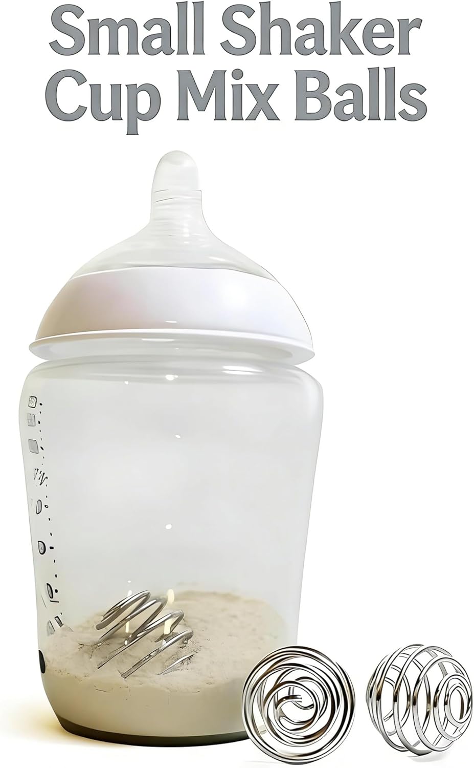5-Pack Formula Mixers,Milkshake Protein Shaker Ball For Baby Formula Bottle,304 Stainless Steel Wire Mixer Mixing Ball For Small Shaker,Drinking Bottle Cup