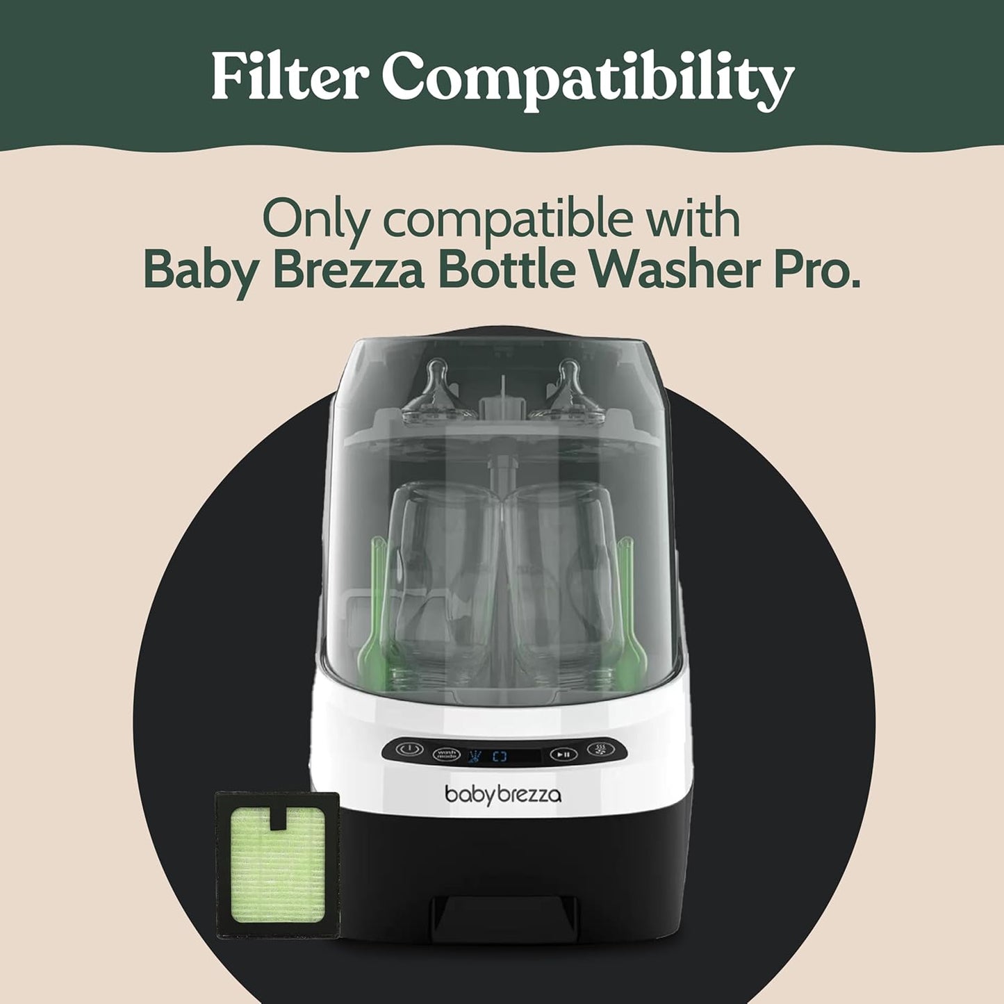 Roobi Descaling Solution Compatible with Baby Brezza. Specially Formulated to Clean & Descale Baby Appliances. Up to 2 Uses per Bottle, 2 Pack. Carbon Neutral.
