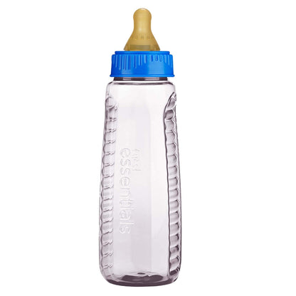 Gerber First Essential Clear View Plastic Nurser With Latex Nipple, BPA Free, Colors may vary, 3 Pack