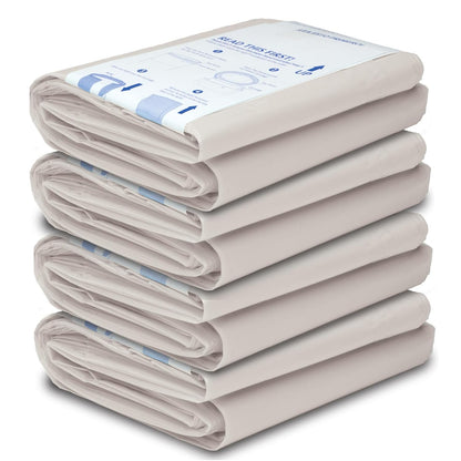 Diaper Dekor Plus Diaper Pail Refills | 4 Count Unscented | Exclusive End-of-Liner Marking | Thick, Quick & Easy to Replace | Most Economical Refill System | for Original and Eko Style Pails