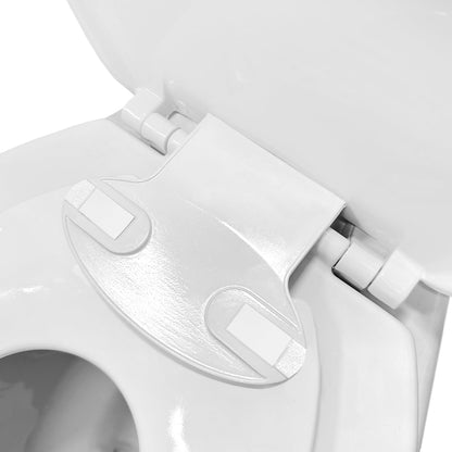 Ingenuity Ready Set Go Potty Training Toilet, Removable Bowl, Non-Skid Bottom, Wide Stable Base, Age 18 Months & Up, White & Grey