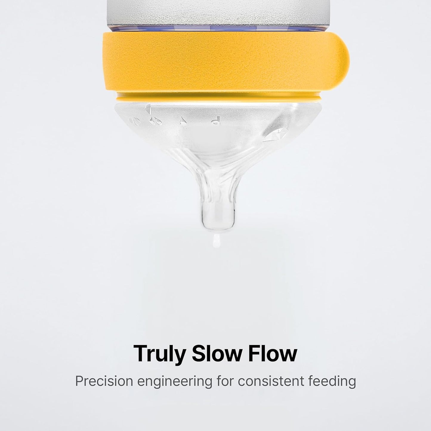 Comotomo Silicone Baby Bottle Gen 2 – 2026 Release (5oz) – True Slow-Flow Nipple for Newborn Feeding (0-3 Months) with Dual Anti Colic Vents for Breast to Bottle Transition, Green (Double Pack)