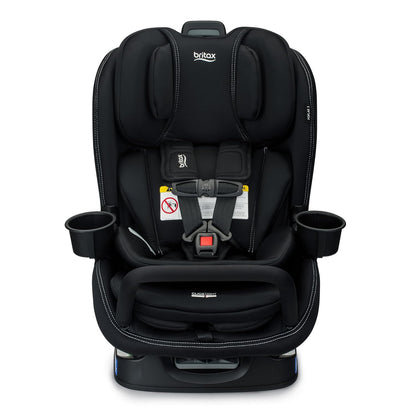 Britax Poplar S Convertible Car Seat, 2-in-1 Car Seat Extended Rear Facing, 17” Slim Car Seat Design with Fast & Easy ClickTight Installation, Anti-Rebound Bar & SafeWash Fabrics — Cowmooflage