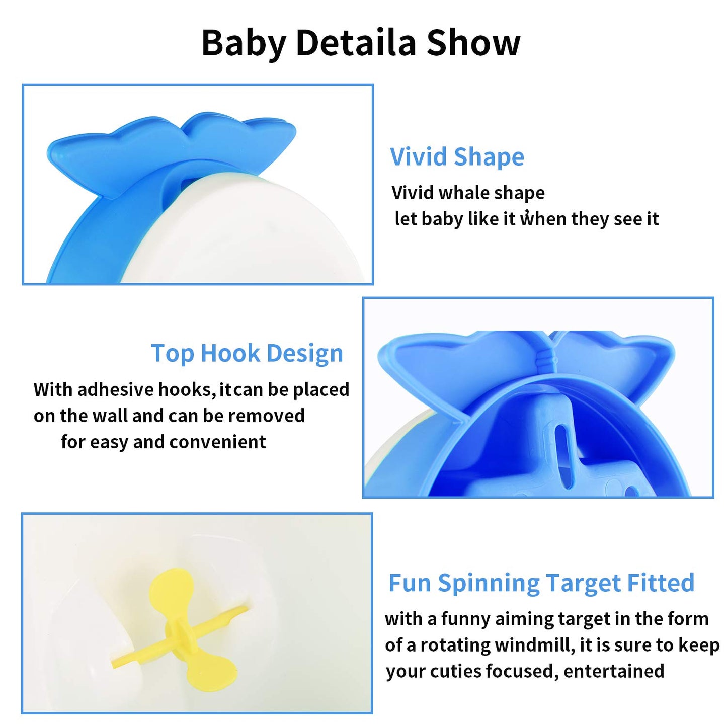 Cute Frog Potty Training Urinal for Boys with Funny Aiming Target - Blackish Green