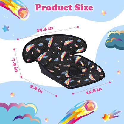 Babenest Car Seat Potty Protector Cover -Waterproof Carseat Training Liner for Baby &Toddler Shower Gift, Dry Piddle Pee Pad with Fun Designs for Strollers & Infant Car Seats (2pcs Pink)