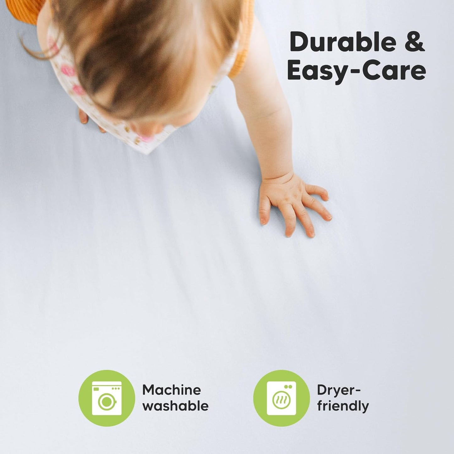 2-Pack Mini Crib Sheets Fitted - 38x26 Pack N Play Sheets for Pack and Play Mattress, Organic Cotton, Soft & Breathable Playard Bedding, Neutral Mini Toddler Bed Cover for Boys, Girls (Dragon Tale)