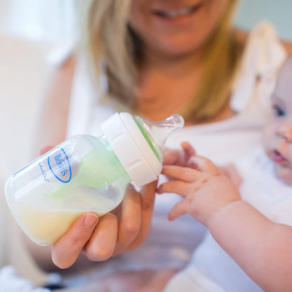 Dr. Brown’s Natural Flow® Level 2 Wide-Neck Baby Bottle Silicone Nipple, Medium Flow, 3m+, 100% Silicone Bottle Nipple, 6 Pack