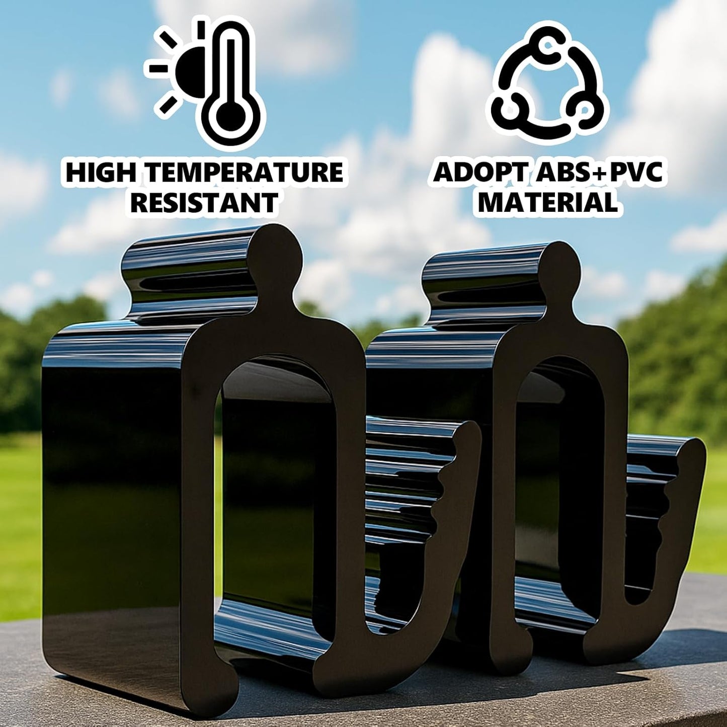 Universal Wagon Accessories, Upgraded Side Hooks with 30kg Load Capacity - Sturdy Stroller Hooks & Space-Saving Travel Organizer for All Stroller Wagon(4PCS)