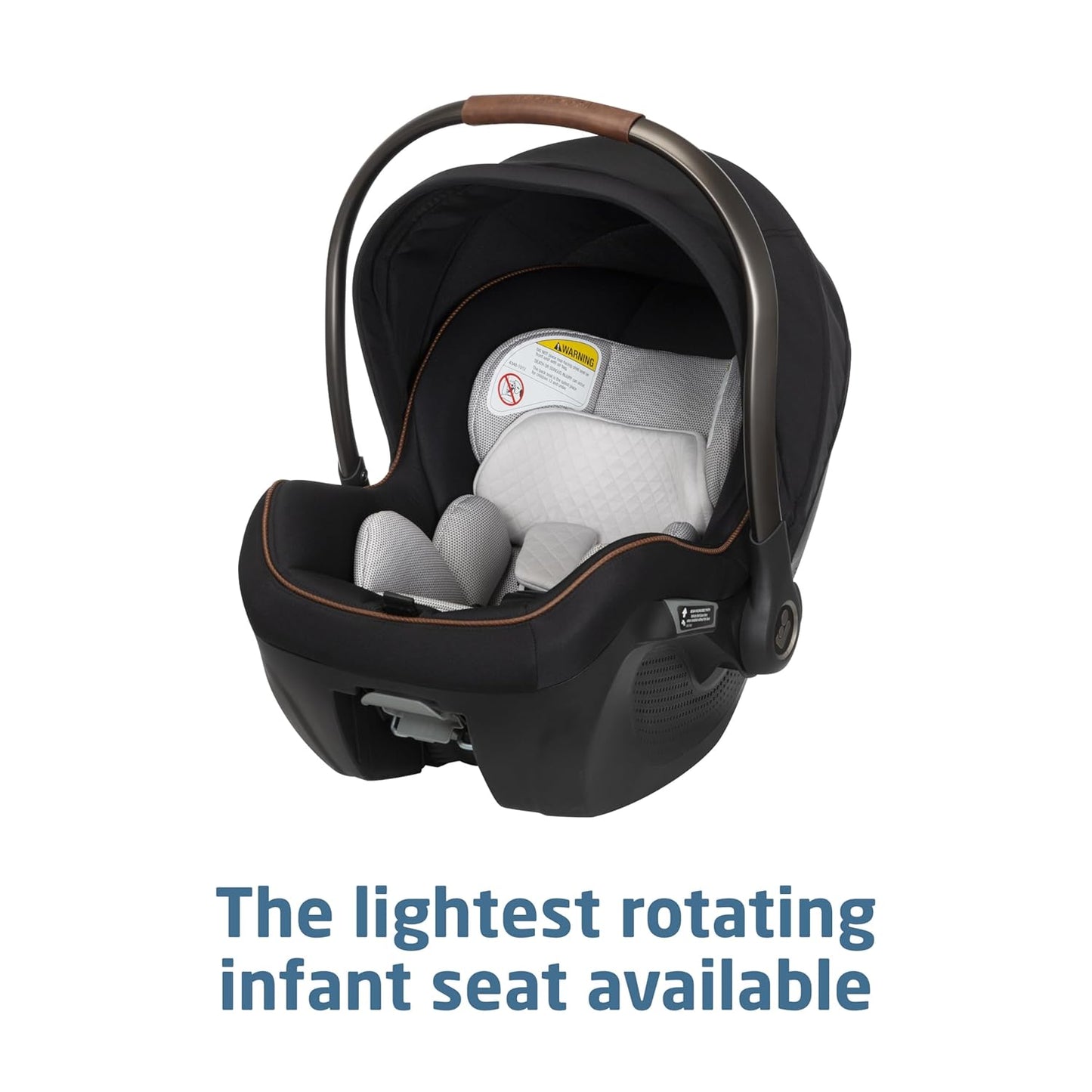 Maxi-Cosi Peri 180 Rotating Infant Car Seat, Baby Car Seat Rotating Carseat, Swivel Car Seat, Onyx Wonder