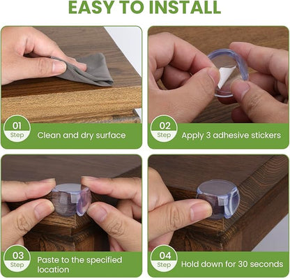 16pack Corner Protector Baby Corner Protectors Clear Furniture Corner Guard Baby Proof Bumper Table Edges Furniture Sharp Corners Baby Proofing