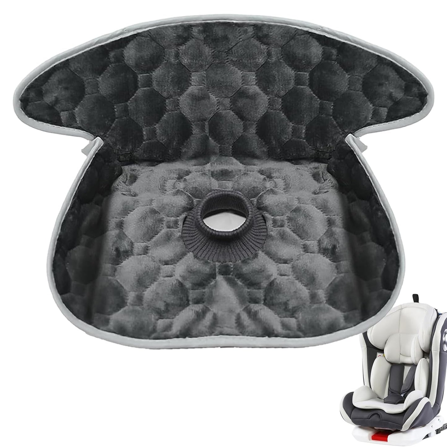 Piddle Pads for Strollers, High Chair, Seat Pad, Seat Protector Waterproof, Baby Potty Training Carseat Protector-Waterproof, Leak-Proof, Washable (Grey)