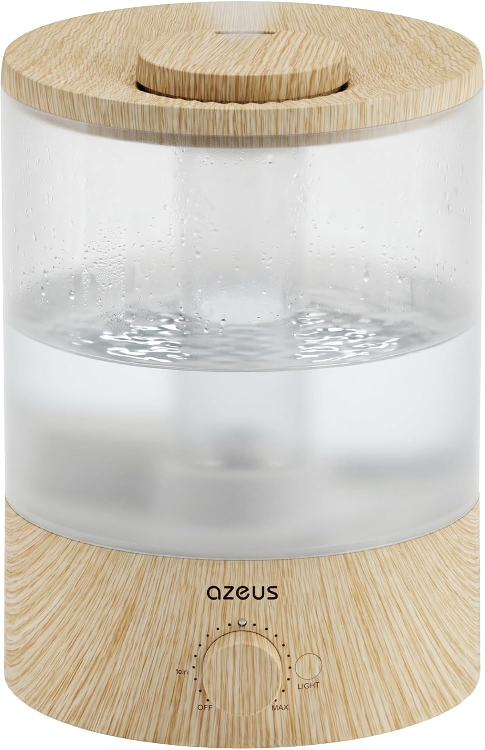 AZEUS 3.5L Ultrasonic Humidifier with 7-Colour Night Light, Aroma Diffuser Compatible Cool Mist Humidifier, Quiet & Adjustable for Bedroom, Nursery, Office