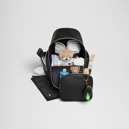 HUGGIES Unisex-adult Signature Hug Pack Diaper Backpack, Dark Grey Heather, One Size