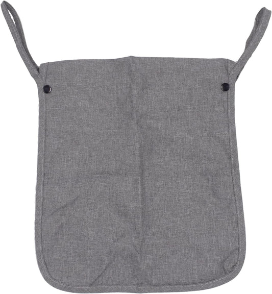 Alovexiong Baby Stroller Organizer Pocket-for bottles Nappy Baby Cloth Diaper Storage Secure Straps Detachable Webbing Easily Crab Strollers with Two Storage Pockets Front Mesh(Grey)