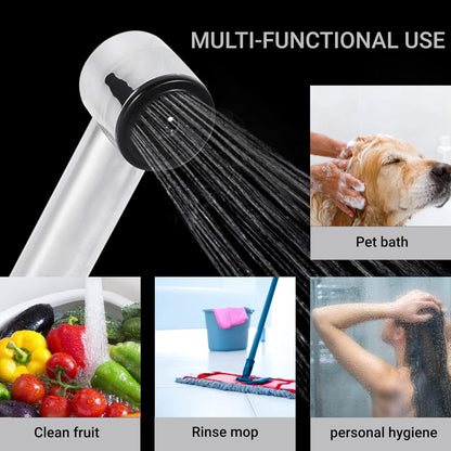 Handheld Bidet Sprayer for Toilet, Portable Spray Head Baby Cloth Diaper Sprayer Bidet for Toilet ABS Bathroom Hand Held Muslim Shattaf (Bidet Sprayer Head Only)