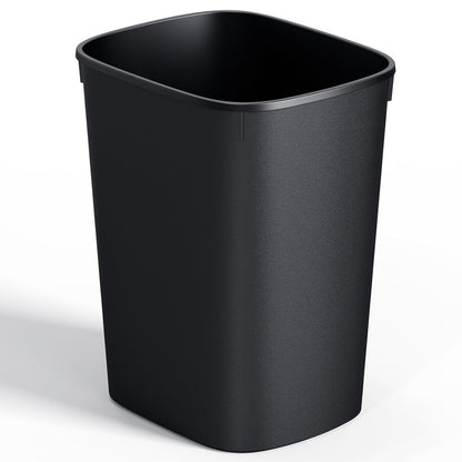 CEROELDA 3 Pack Bathroom Trash Can with Lid, 10L/2.6 Gal Small Garbage Can with Press Top Lid, Slim Plastic Waste Basket for Toilet, Office, Bedroom (Muti 1)
