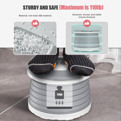 Portable Potty for Toddler Travel Foldable Potty Seat for Toddler Training Toilet for Kids Boys Girls Car On The Go Potty Travel Toilet Chair for Camping Park Indoor/Outdoor