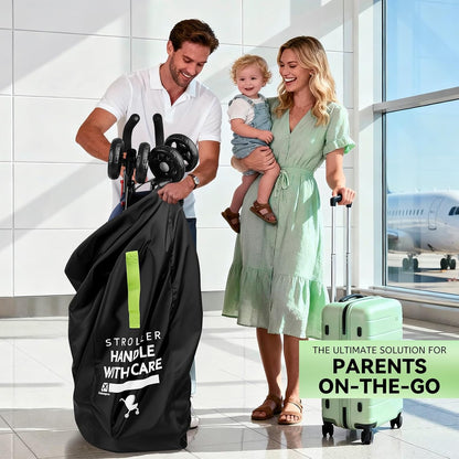 Stroller Bag for Airplane: Airplane Travel Essentials, 46" H x 21" W x 13" D Stroller Cover for Air Travel, Fit Single/Double/Jogging/Baby Stroller Travel System, First Mothers Day Gifts for New Mom