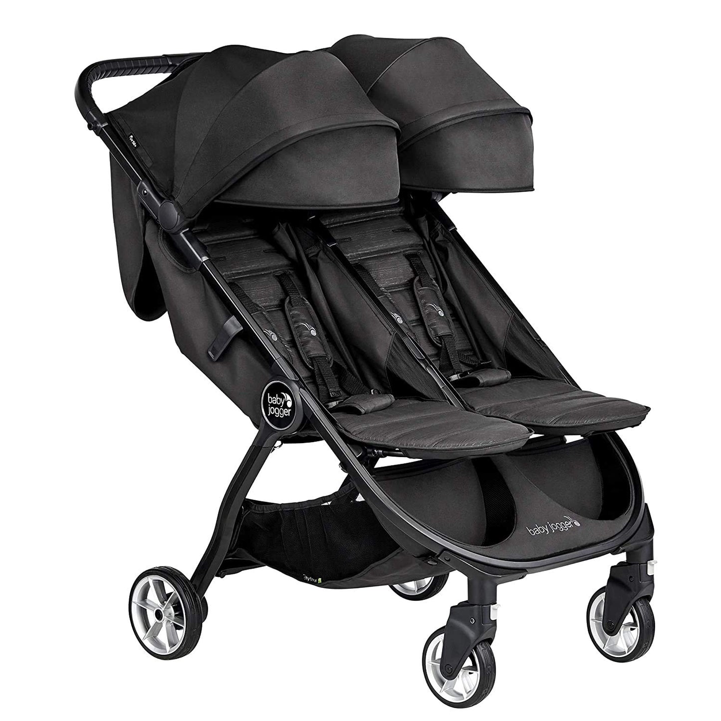 Baby Jogger City Tour 2 Carry-On Approved Travel Stroller, Ultra-Compact Baby Stroller, Lightweight, Easy Fold, Baby Travel Essential, Pitch Black