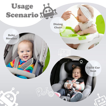 Babenest Car Seat Potty Protector Cover -Waterproof Carseat Training Liner for Baby &Toddler Shower Gift, Dry Piddle Pee Pad with Fun Designs for Strollers & Infant Car Seats (2pcs Pink)
