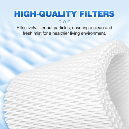 4 Pack Upgraded Replacement Wick Filters Compatible with Canopy Bedside & Nursery Humidifiers, Humidifier Wicking Filter Lasts Up to 6 Weeks