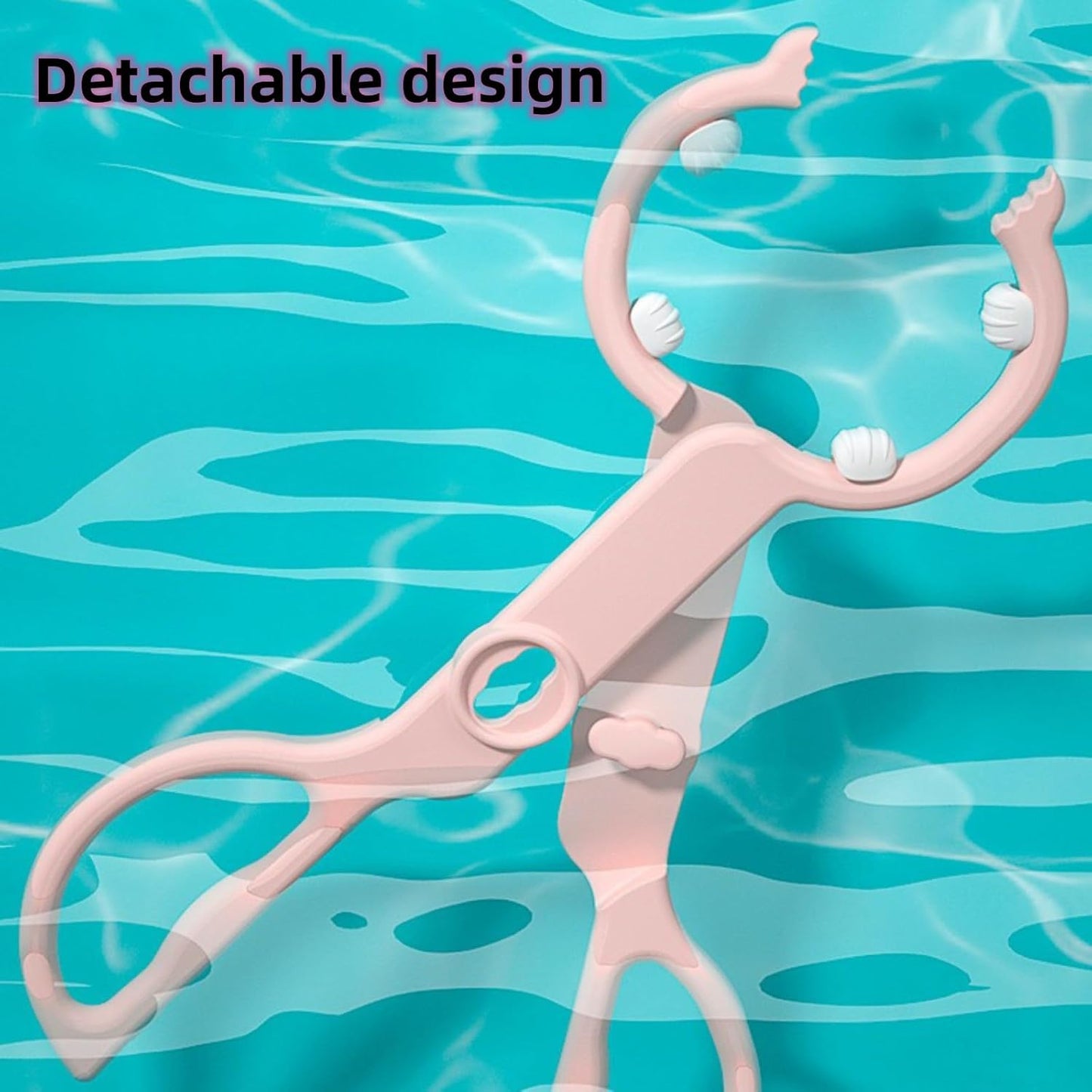 Baby Bottle Tong, Anti-Slip Pacifier Bottle Tongs, Silicone Baby Safety Bottle Holder, Scissor Design Multi-Functional High-Temperature Resistant Tong, Pink
