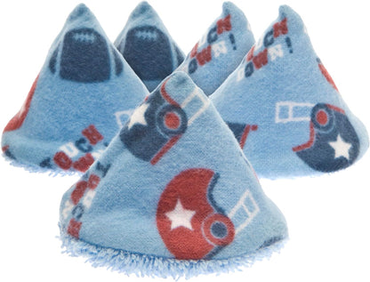 Beba Bean - Pee Pee Teepee for Baby Boy - Reusable & Washable Pee Shield for Diaper Changing - Baby Shower Gifts for Boys - Li’l Monkey Cotton Cloth - Laundry Bag - Set of 5 Covers