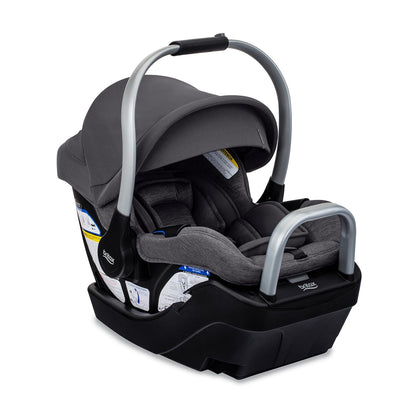 Britax Willow SC Infant Car Seat, Rear Facing Car Seat with Alpine Base, ClickTight Technology, RightSize System, Pindot Stone