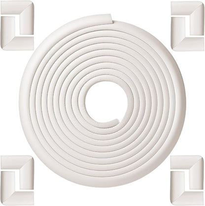 Mr. Pen- Furniture Corner & Edge Safety Bumpers, Small, 18ft Edge & 8 Corners, Baby Proof Corners and Edges, Baby Proofing Corner Guards, Baby Corner Protector Guards, Edge Protector for Baby