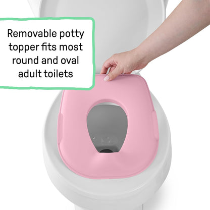 Ingenuity Prepare to Potty 3-in-1 System - Potty Training Toilet, Topper, Step Stool, Easy Setup, for Toddlers Ages 18 Months+