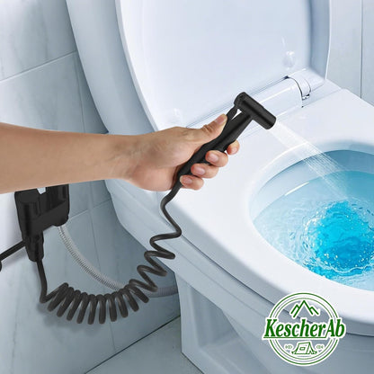 Handheld Toilet Bidet Sprayer for Toilet, Adjustable Water Pressure Control with Complete Bidet Spray Hoses Kit for Feminine Wash, Cloth Diaper Sprayer for Baby Wash