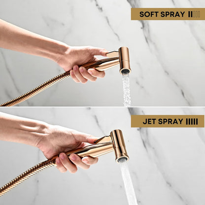 Purrfectzone Bidet Sprayer for Toilet, Handheld Sprayer Kit, Cloth Diaper Sprayer Set - Easy to Install - Stainless Steel