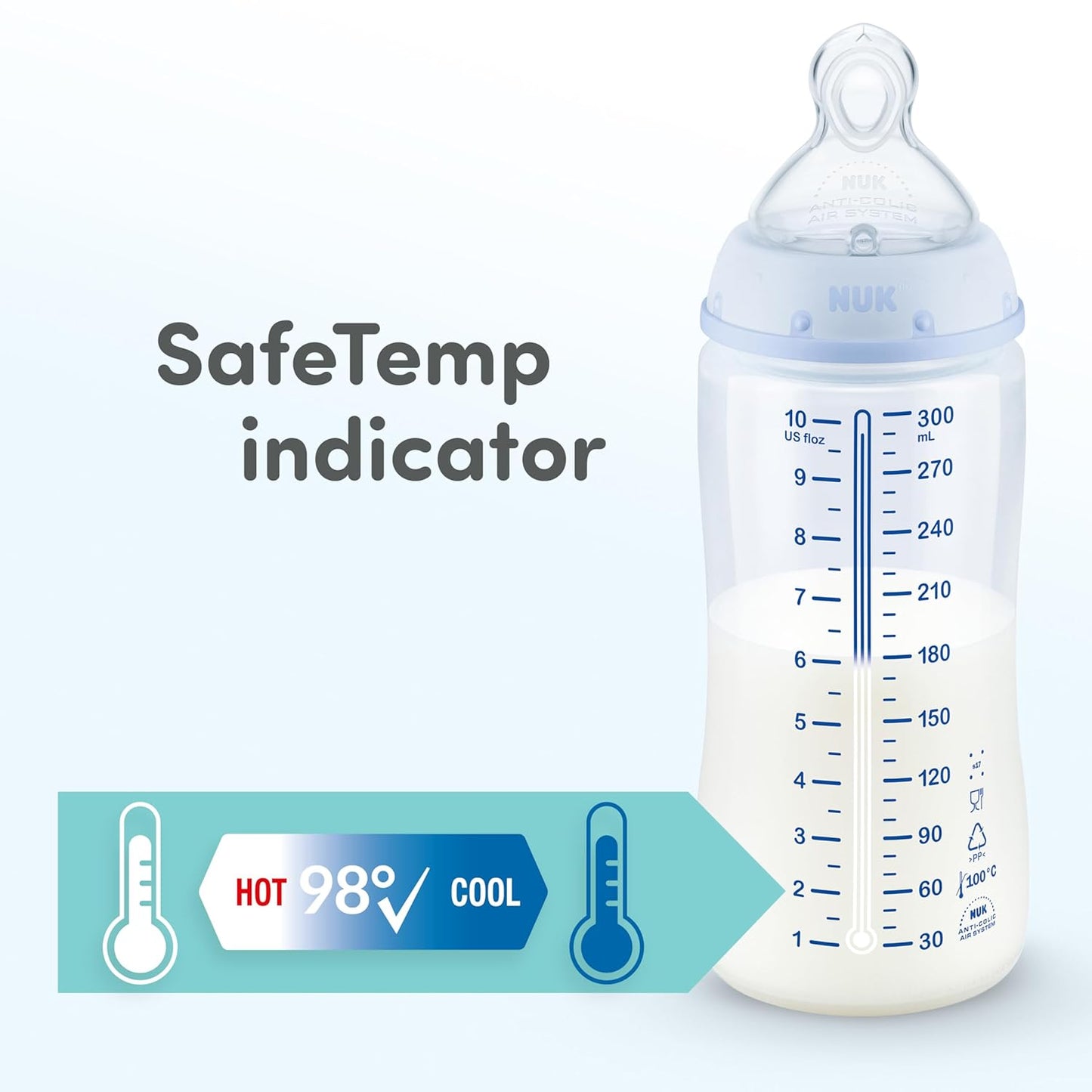 NUK Smooth Flow Anti Colic Baby Bottle