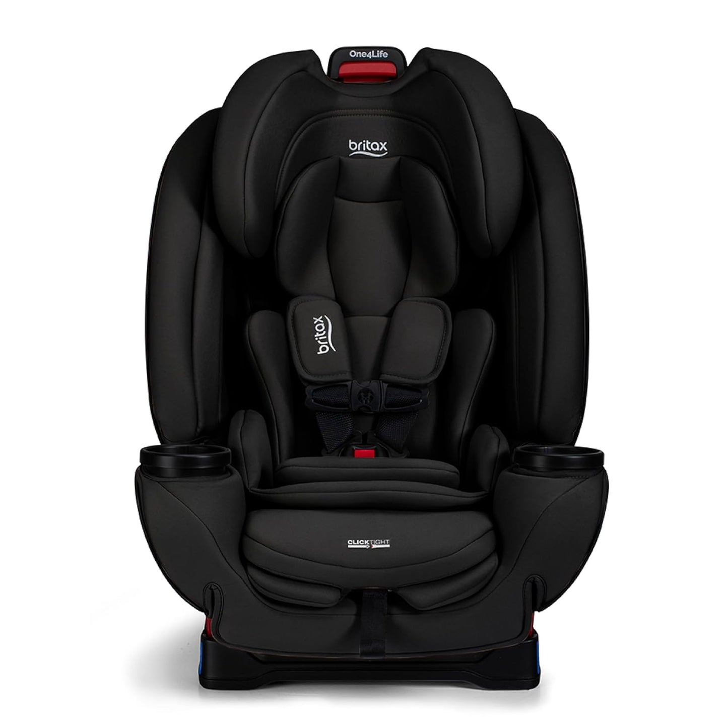 Britax One4Life All-in-One Car Seat, Up to 10 Years of Use, Rear Facing, Forward Facing, & Booster Modes, Extended Rear-Facing, ClickTight Installation & Breathable SafeWash Fabrics — Teak