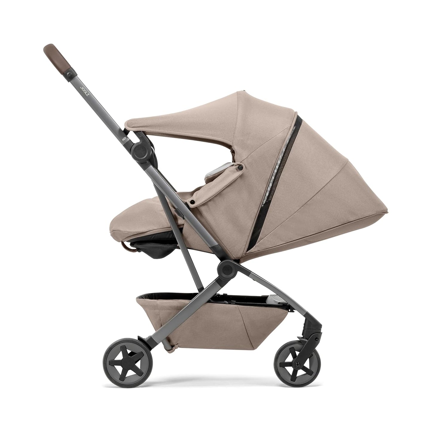 Joolz Aer2 Nest-to-Seat Accessory - Parent-Facing Compact Travel Stroller Seat for Newborn to Toddler (Up to 33 lbs) –Lightweight One-Hand Fold – Airplane Approved – Space Black (Chassis Not Included)