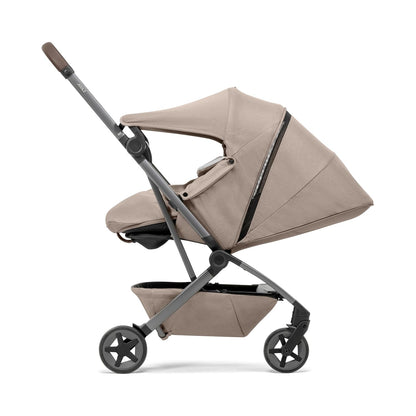 Joolz Aer2 Nest-to-Seat Accessory - Parent-Facing Compact Travel Stroller Seat for Newborn to Toddler (Up to 33 lbs) –Lightweight One-Hand Fold – Airplane Approved – Space Black (Chassis Not Included)