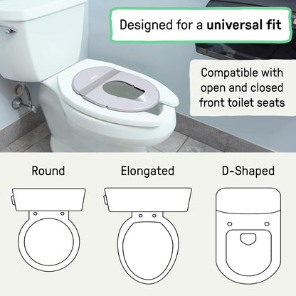 Ingenuity My Travel Potty, 2-in-1 Baby and Toddler Portable Potty Seat & Potty Ring, Lightweight Foldable, Includes Travel Bag & 3 Disposable Liners, Neutral