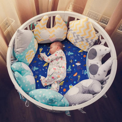 Cloele Square Playard Fitted Sheet 36x36, Ultra Soft Polyester Playpen Sheet for Baby & Pet, Dogs Pattern Pack and Play Crib Sheets, Portable Playard Mattress Cover