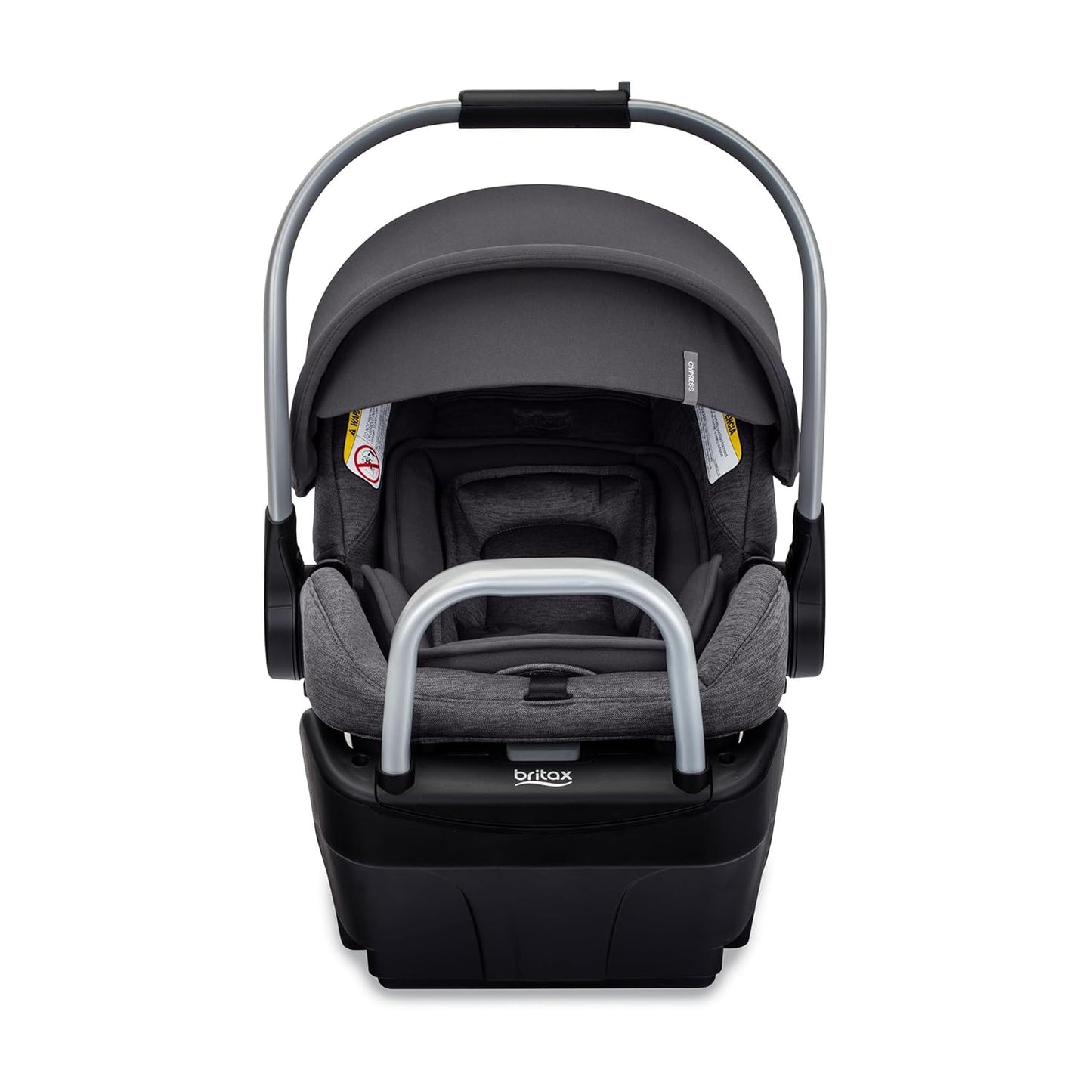 Britax Willow SC Infant Car Seat, Rear Facing Car Seat with Alpine Base, ClickTight Technology, RightSize System, Pindot Stone