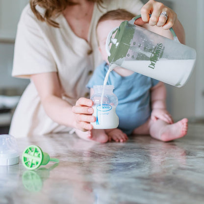 Dr. Brown's Insta-Prep Warm Water Dispenser with Baby Formula Mixing Pitcher, 36oz Olive