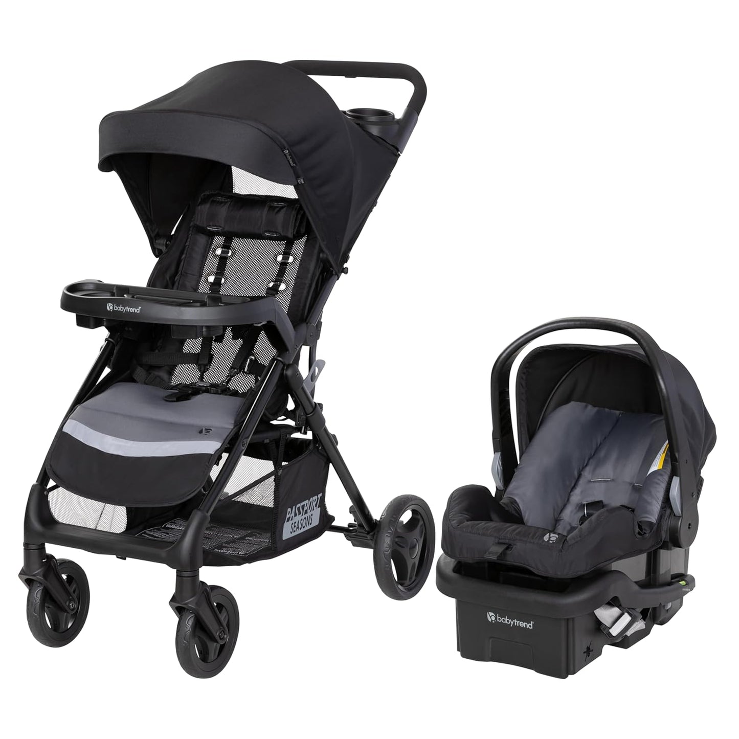 Baby Trend Sonar Cargo 3-Wheel Travel System, Desert Sage
