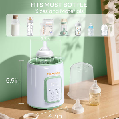 Bottle Warmer, 8-in-1 Fast Baby Bottle Warmer for Breastmilk and Formula,Milk Warmer with Accurate Temperature Control and Automatic Shut-Off,Multifunctional Bottle Warmers for All Bottles (Purple)
