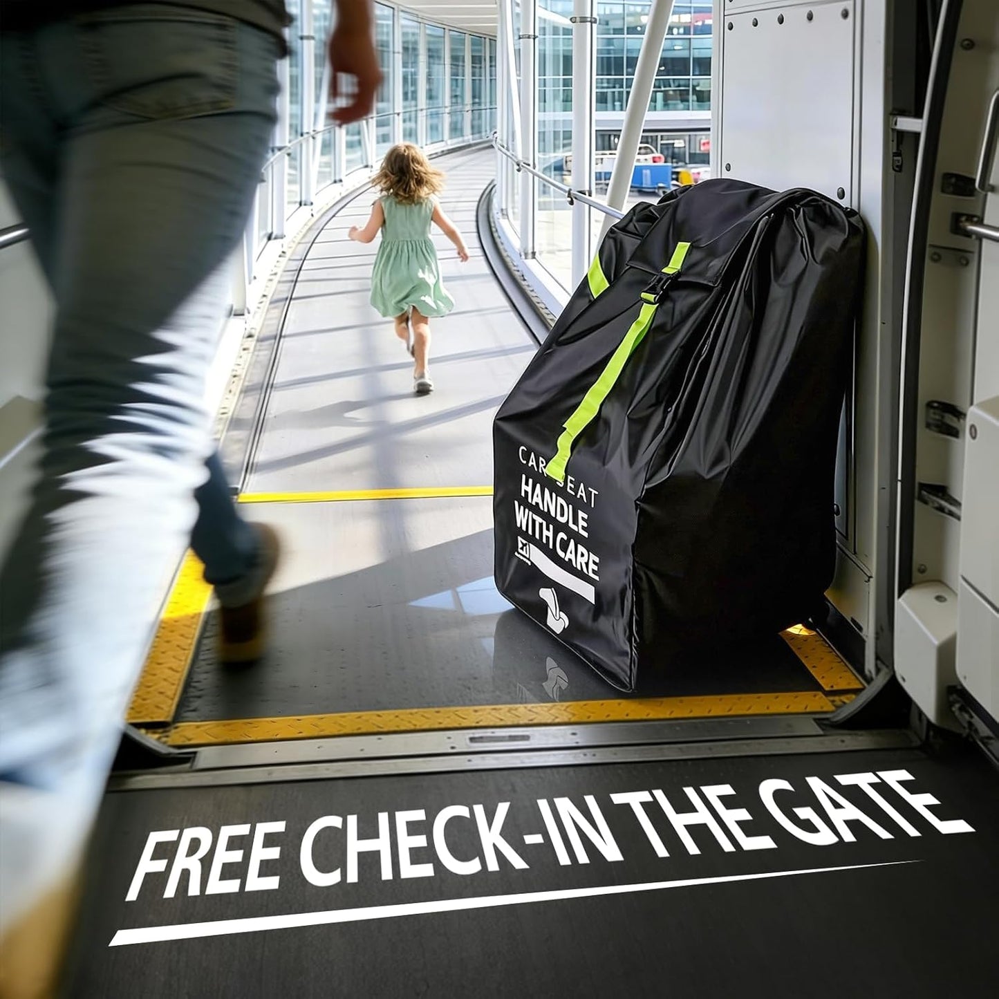 Guiseapue Car Seat Travel Bag for Airplane: Car Seat Bags for Air Travel Fit All Car Seats, Infant Carriers & Booster Seats, Carseat Cover Fit Doona Graco Evenflo, First Mothers Day Gifts for New Mom